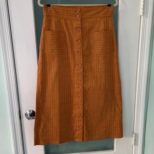 Ace & Jig Bo Skirt in Umber